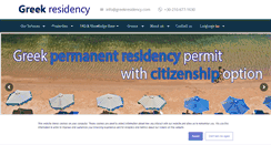 Desktop Screenshot of greekresidency.com
